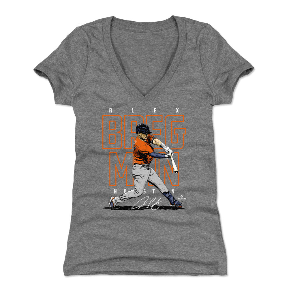 Alex Bregman Women&#39;s V-Neck T-Shirt | 500 LEVEL