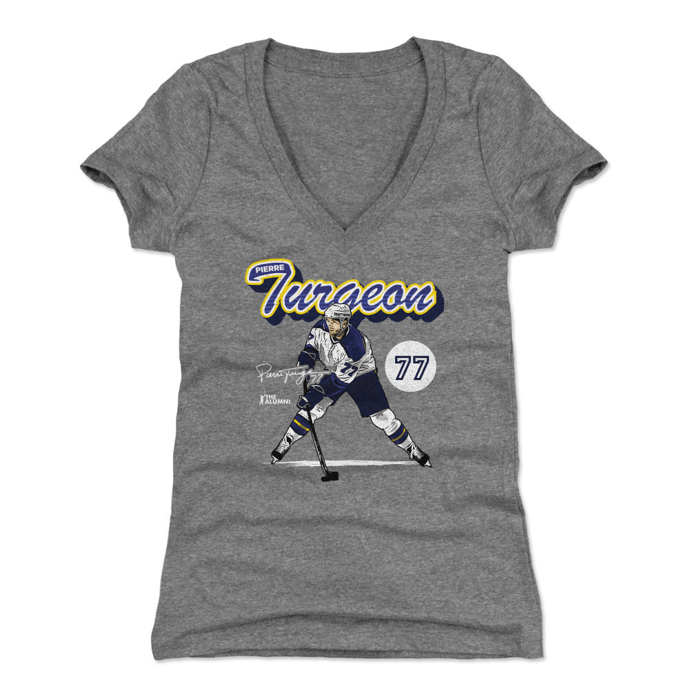 Pierre Turgeon Women&#39;s V-Neck T-Shirt | 500 LEVEL