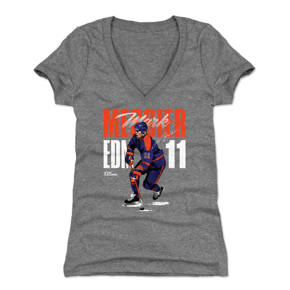 Mark Messier Women&#39;s V-Neck T-Shirt | 500 LEVEL