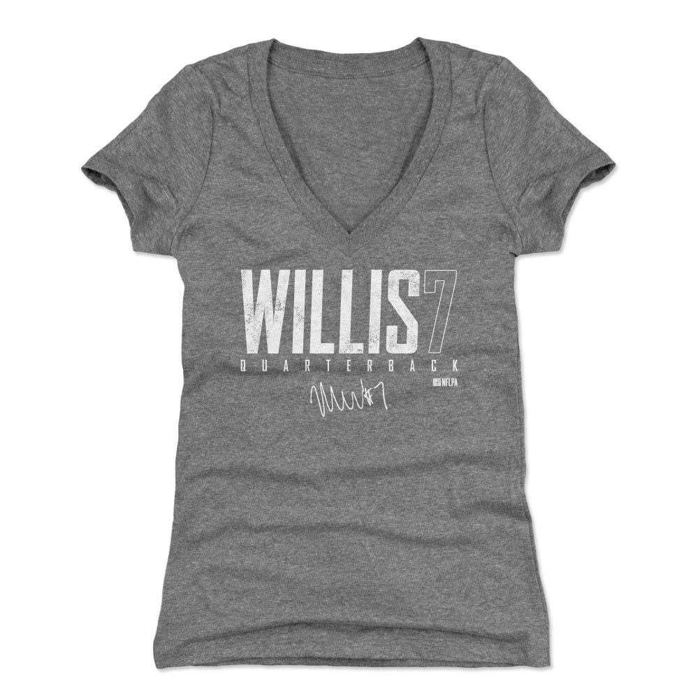 Malik Willis Women&#39;s V-Neck T-Shirt | 500 LEVEL