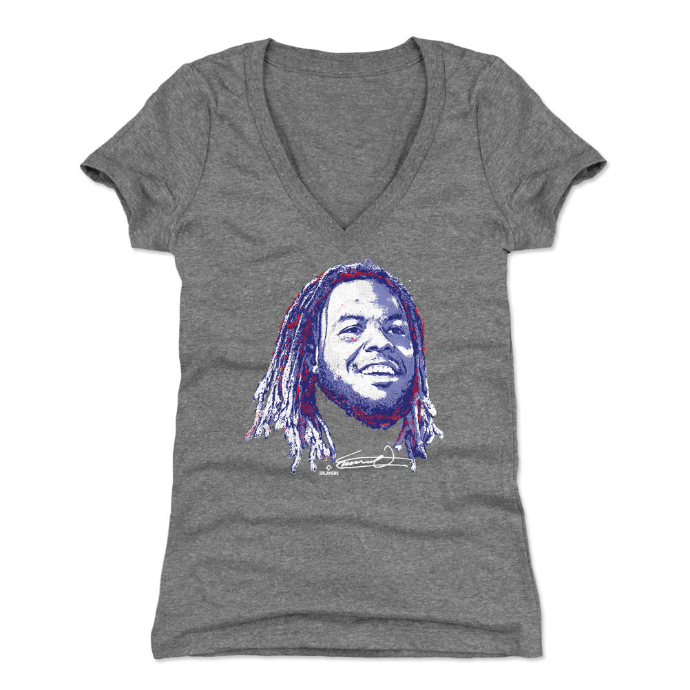 Vladimir Guerrero Jr. Women&#39;s V-Neck T-Shirt | 500 LEVEL