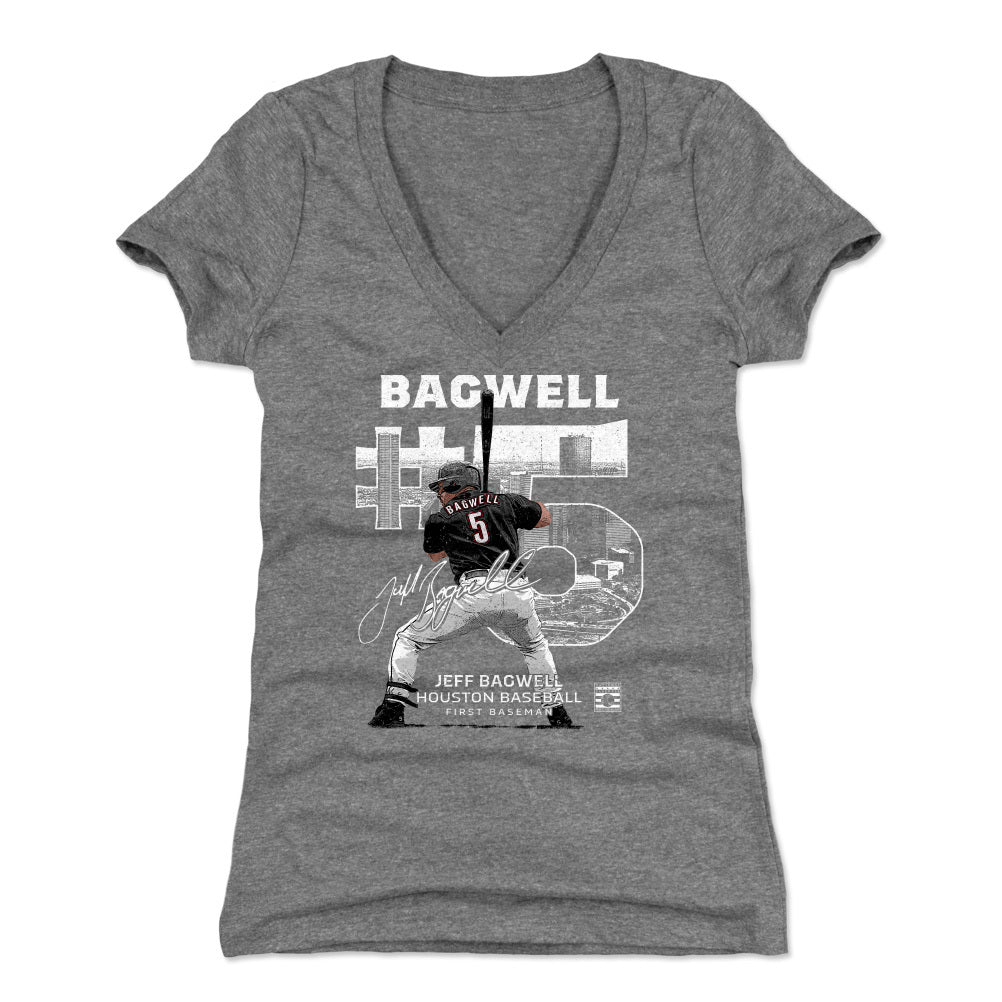 Jeff Bagwell Women&#39;s V-Neck T-Shirt | 500 LEVEL