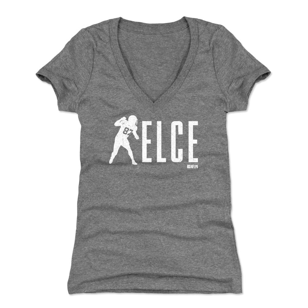 Travis Kelce Women&#39;s V-Neck T-Shirt | 500 LEVEL