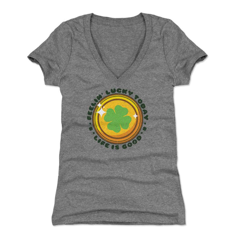 St. Patrick&#39;s Day Women&#39;s V-Neck T-Shirt | 500 LEVEL