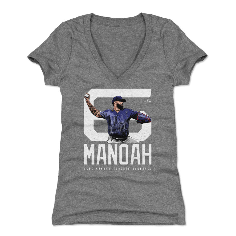 Alek Manoah Forever Baseball Alek Manoah Toronto MLBPA V-Neck T-Shirt