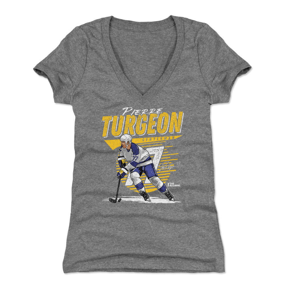 Pierre Turgeon Women&#39;s V-Neck T-Shirt | 500 LEVEL