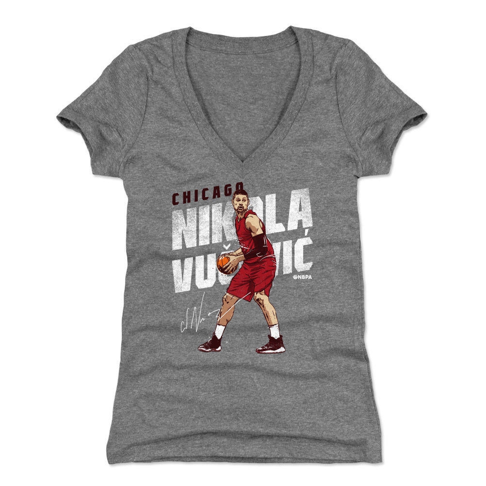Nikola Vucevic Women&#39;s V-Neck T-Shirt | 500 LEVEL