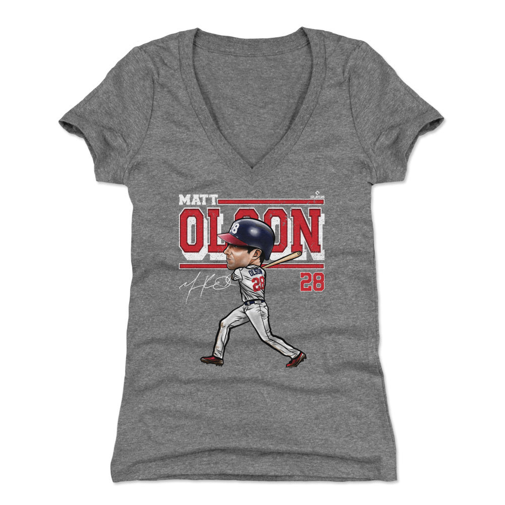 Matt Olson Women&#39;s V-Neck T-Shirt | 500 LEVEL