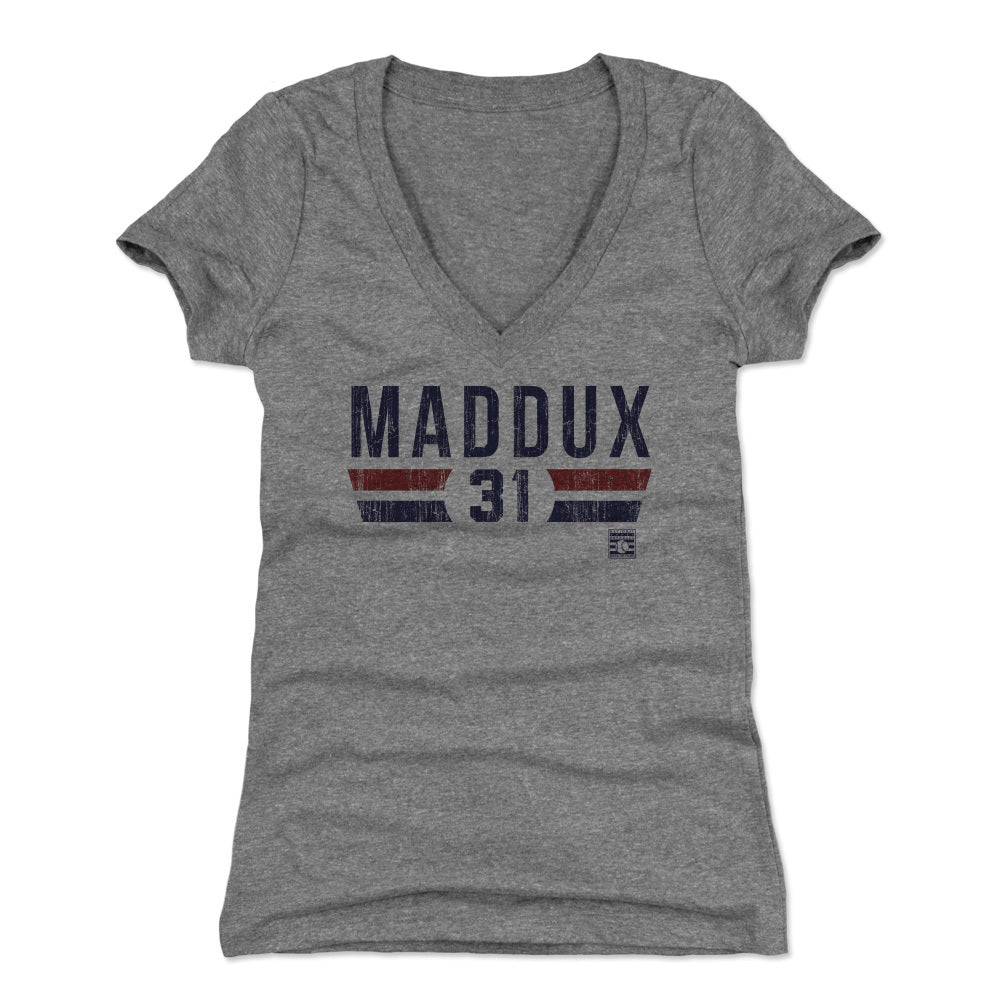 Greg Maddux Women&#39;s V-Neck T-Shirt | 500 LEVEL