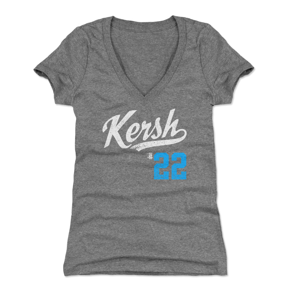 Clayton Kershaw Women&#39;s V-Neck T-Shirt | 500 LEVEL