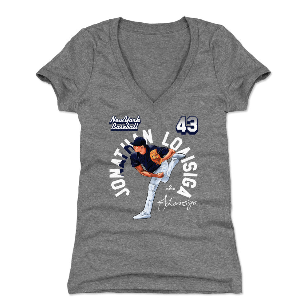 Jonathan Loaisiga Women&#39;s V-Neck T-Shirt | 500 LEVEL