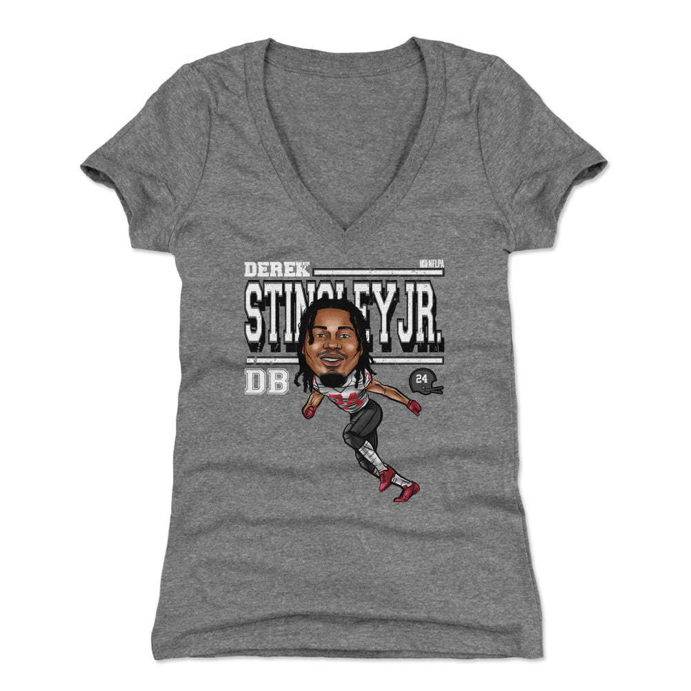 Derek Stingley Jr. Women&#39;s V-Neck T-Shirt | 500 LEVEL