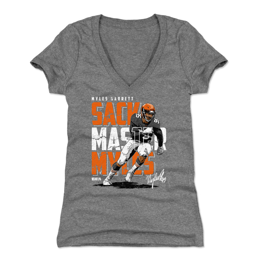 Myles Garrett Women's T-Shirt, Cleveland Football Women's V-Neck T-Shirt