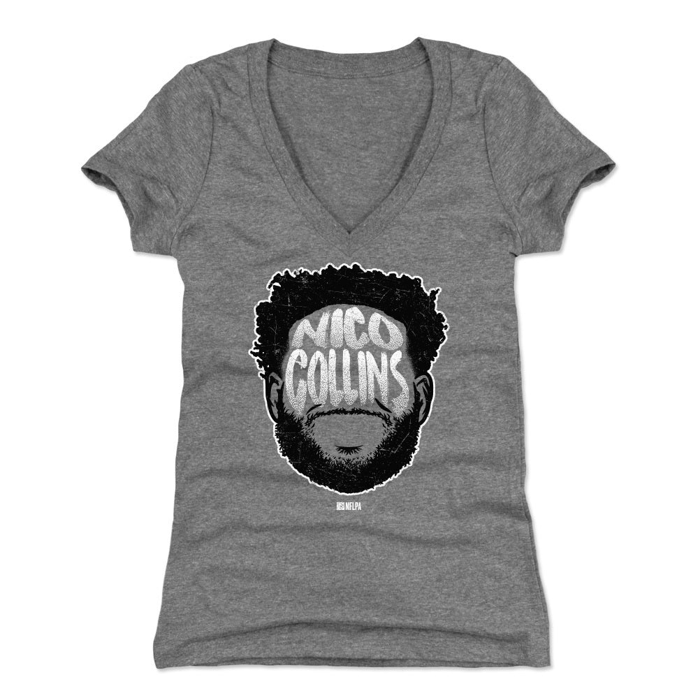 Nico Collins Women&#39;s V-Neck T-Shirt | 500 LEVEL