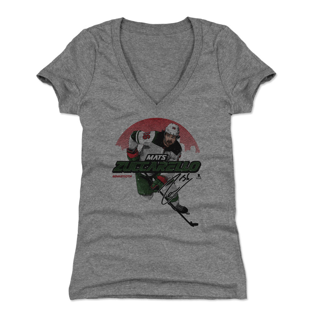 Mats Zuccarello Women&#39;s V-Neck T-Shirt | 500 LEVEL