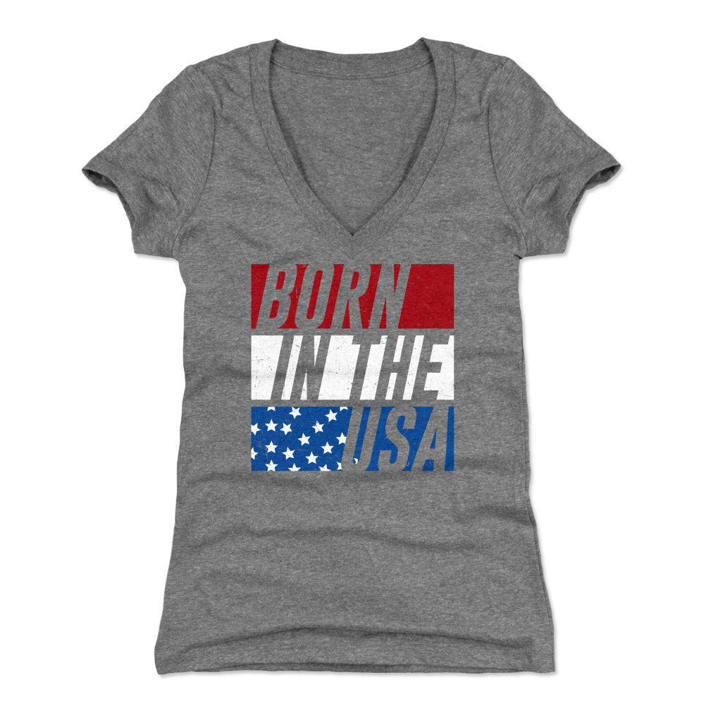 USA Women&#39;s V-Neck T-Shirt | 500 LEVEL