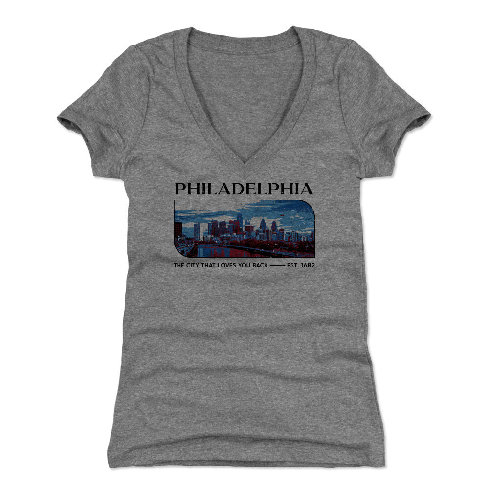 Philadelphia Women&#39;s V-Neck T-Shirt | 500 LEVEL