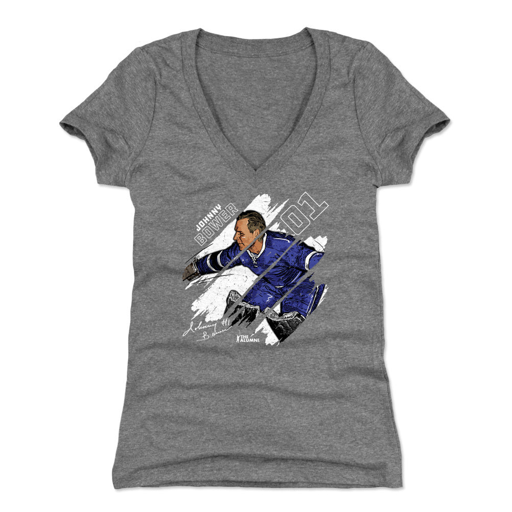 Johnny Bower Women&#39;s V-Neck T-Shirt | 500 LEVEL