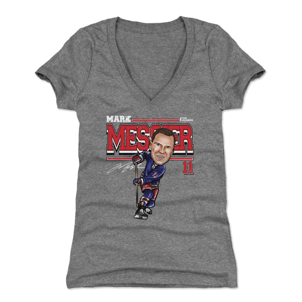 Mark Messier Women&#39;s V-Neck T-Shirt | 500 LEVEL