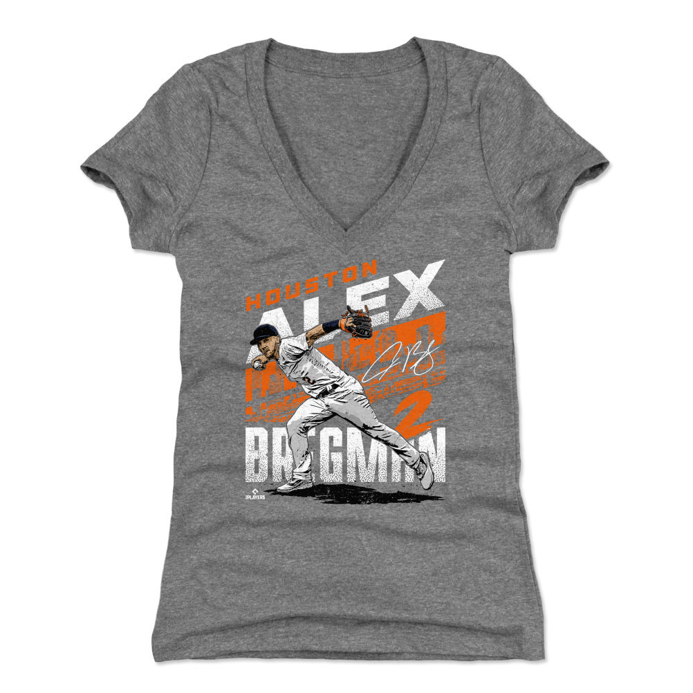 Alex Bregman Women&#39;s V-Neck T-Shirt | 500 LEVEL