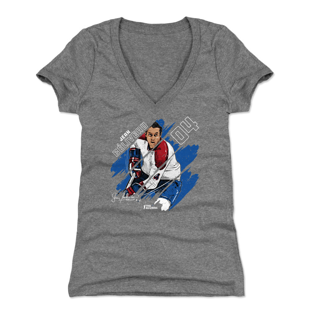 Jean Beliveau Women&#39;s V-Neck T-Shirt | 500 LEVEL