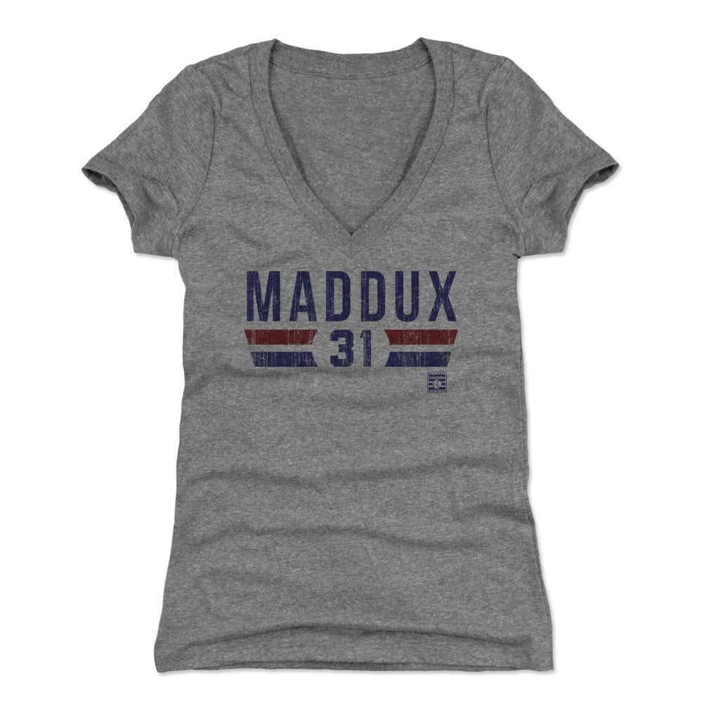 Greg Maddux Women&#39;s V-Neck T-Shirt | 500 LEVEL