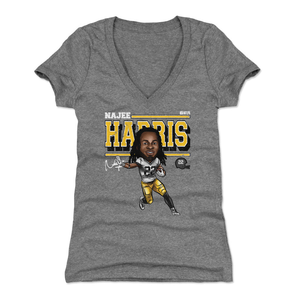 Najee Harris Women&#39;s V-Neck T-Shirt | 500 LEVEL