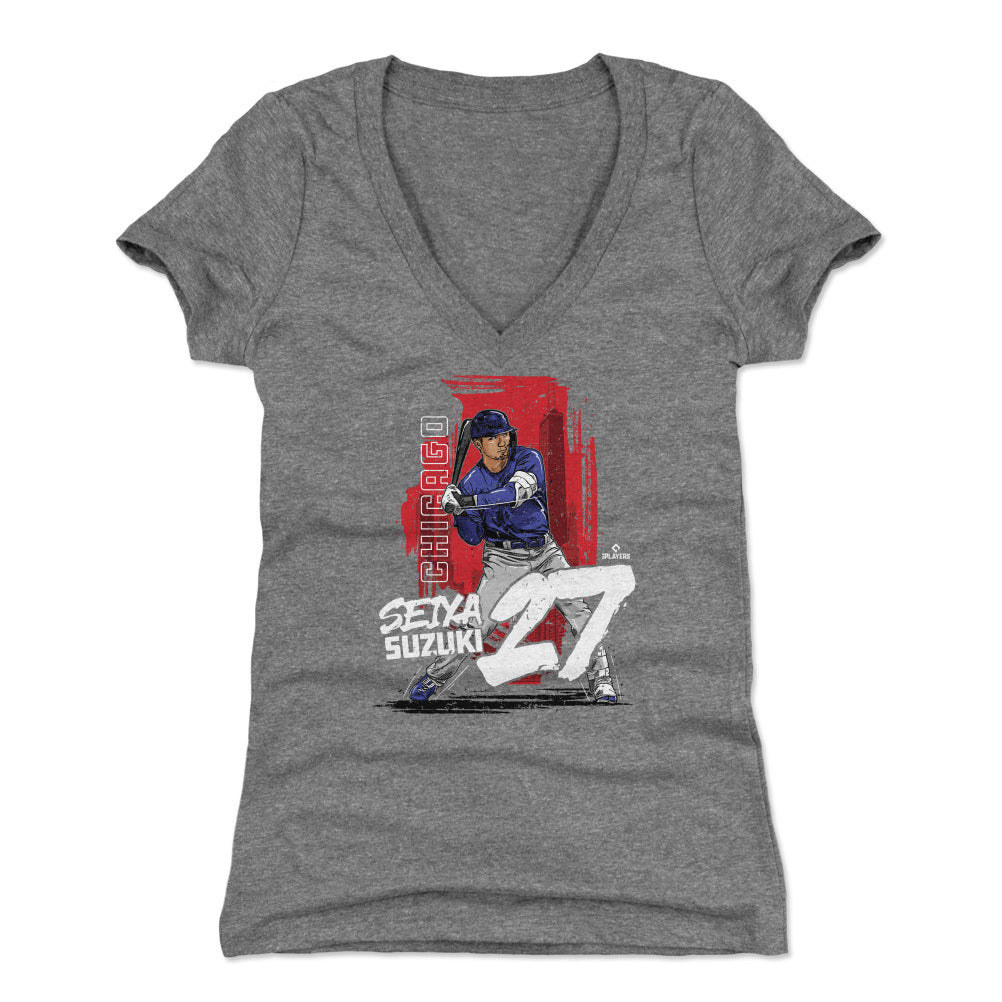 Seiya Suzuki Women&#39;s V-Neck T-Shirt | 500 LEVEL