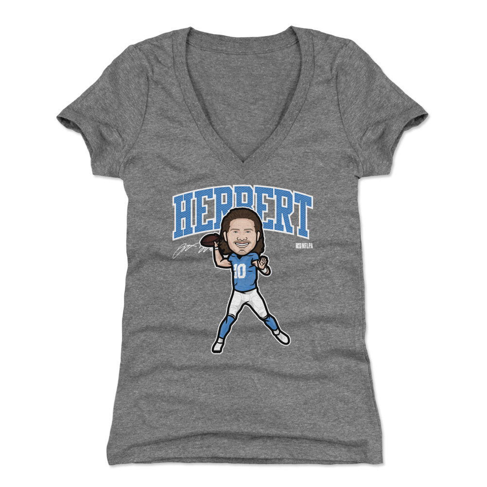 Justin Herbert Women&#39;s V-Neck T-Shirt | 500 LEVEL