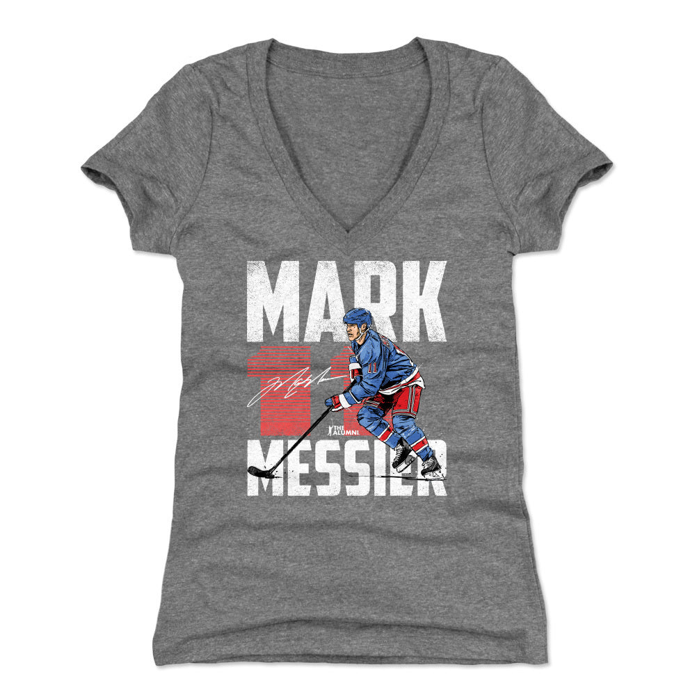 Mark Messier Women&#39;s V-Neck T-Shirt | 500 LEVEL