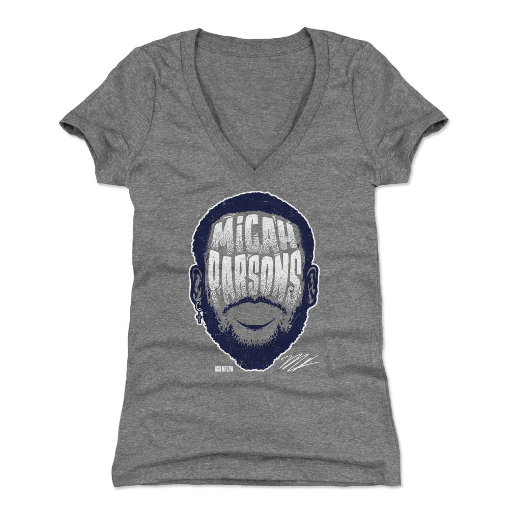 Micah Parsons T-shirt in 2023  T shirt, V neck t shirt, Parsons