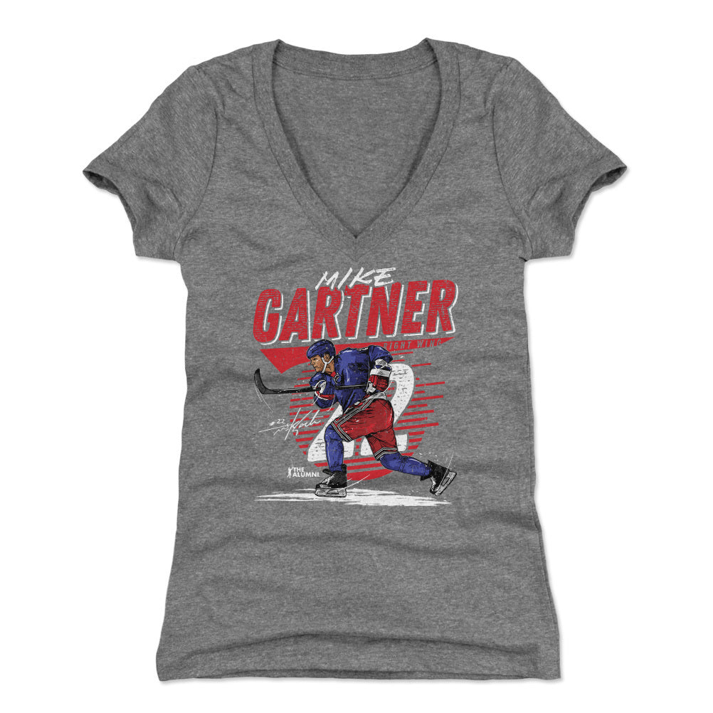 Mike Gartner Women&#39;s V-Neck T-Shirt | 500 LEVEL