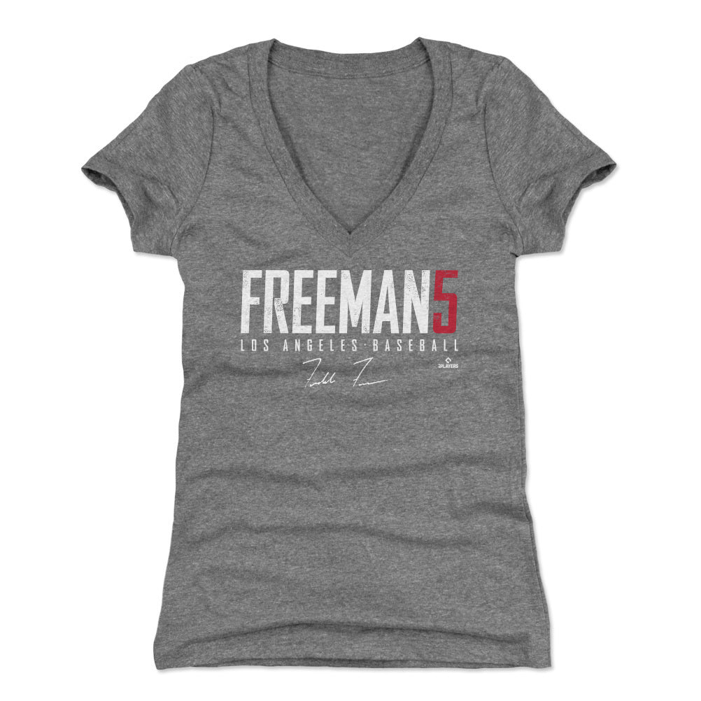 Freddie Freeman Women&#39;s V-Neck T-Shirt | 500 LEVEL