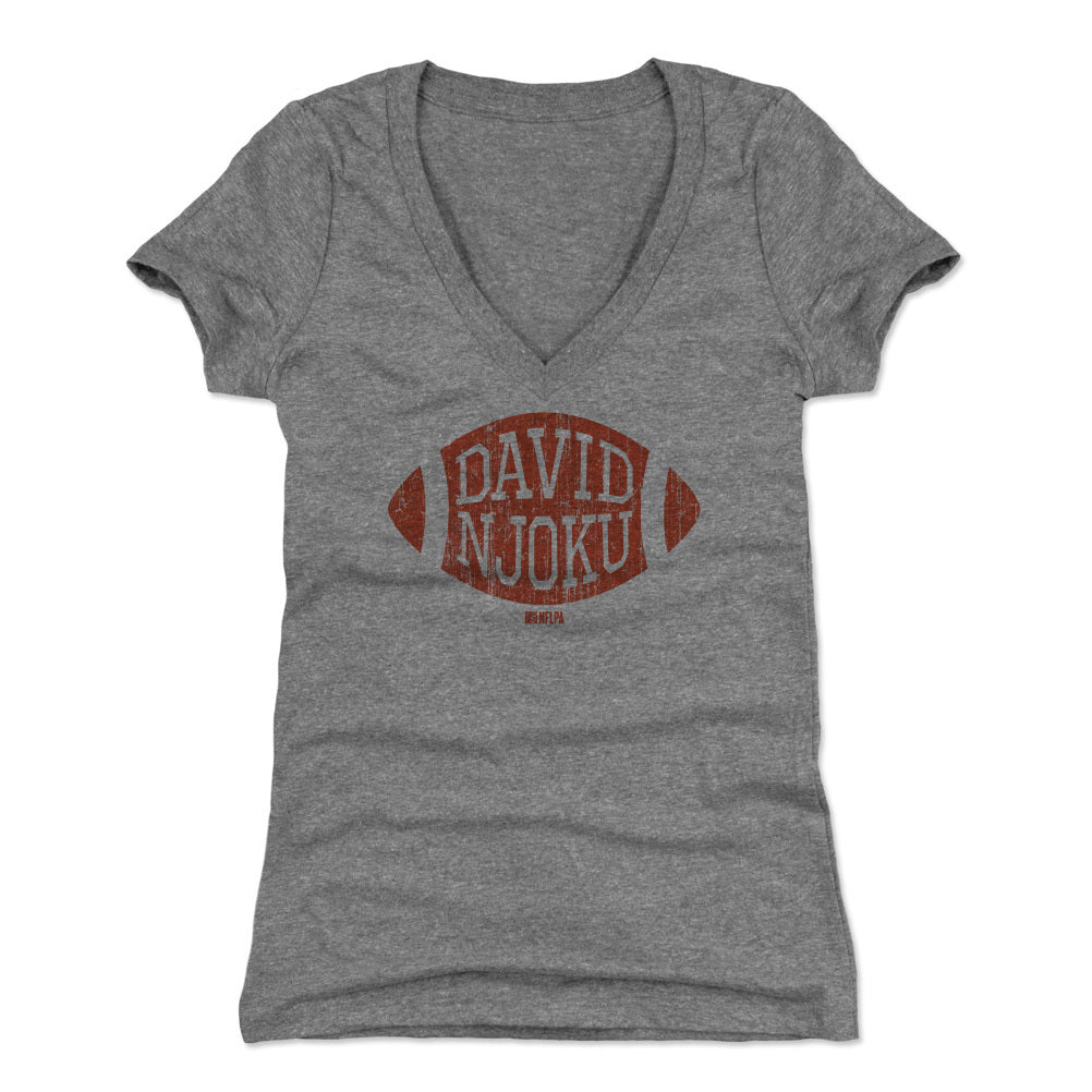 David Njoku Women&#39;s V-Neck T-Shirt | 500 LEVEL