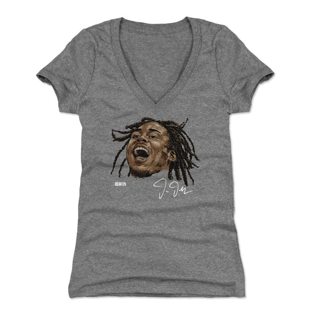 Justin Jefferson Women&#39;s V-Neck T-Shirt | 500 LEVEL