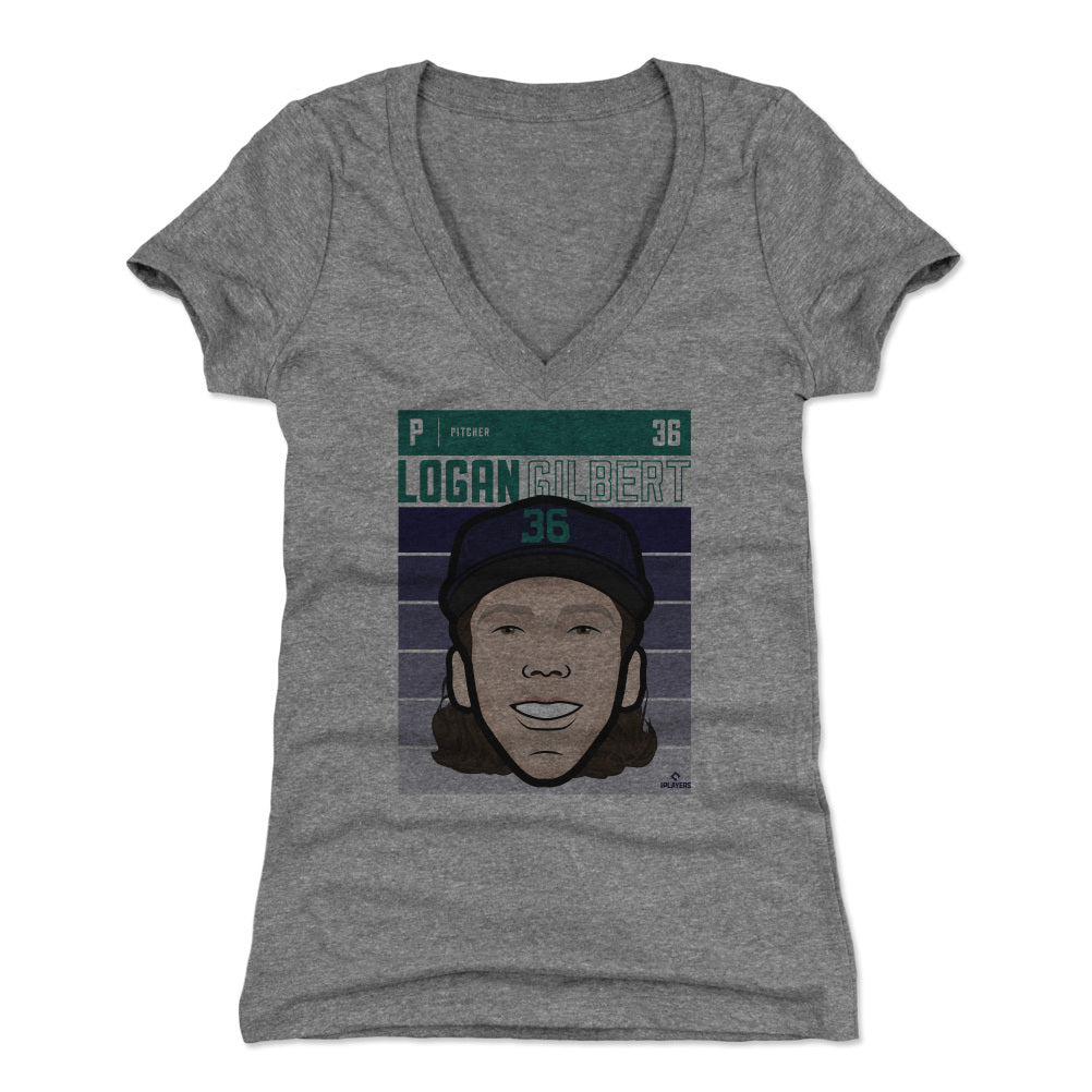 Logan Gilbert Women&#39;s V-Neck T-Shirt | 500 LEVEL