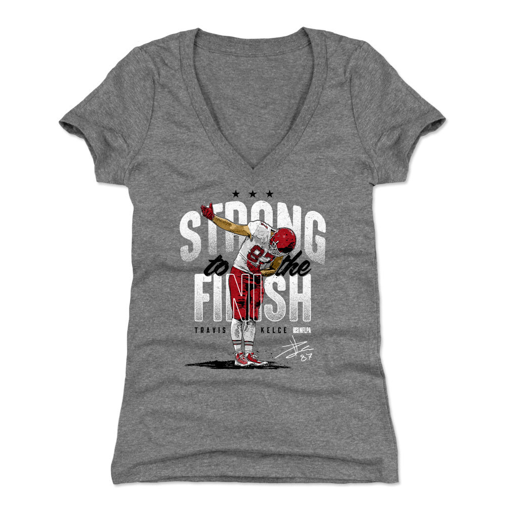 Travis Kelce Women&#39;s V-Neck T-Shirt | 500 LEVEL