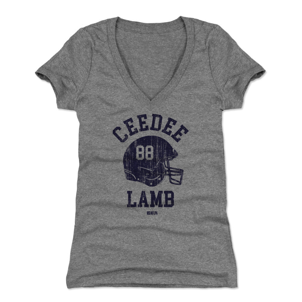 CeeDee Lamb Women&#39;s V-Neck T-Shirt | 500 LEVEL