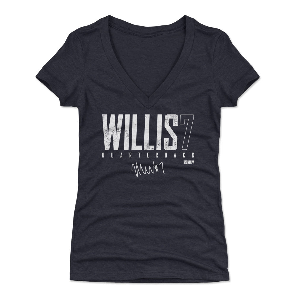 Malik Willis Women&#39;s V-Neck T-Shirt | 500 LEVEL