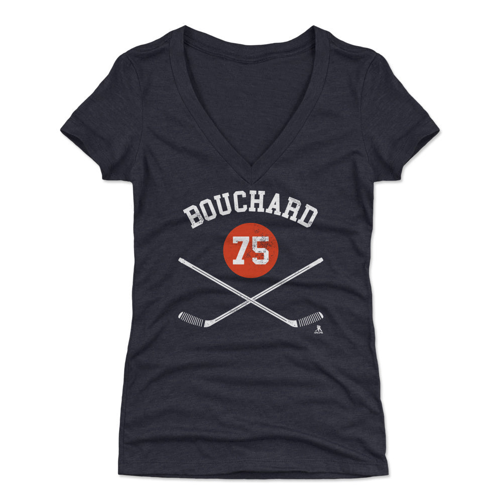 Evan Bouchard Women&#39;s V-Neck T-Shirt | 500 LEVEL