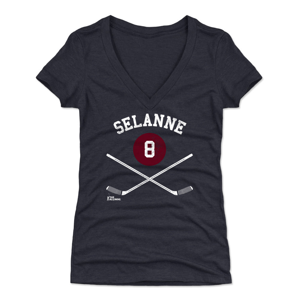 Teemu Selanne Women&#39;s V-Neck T-Shirt | 500 LEVEL