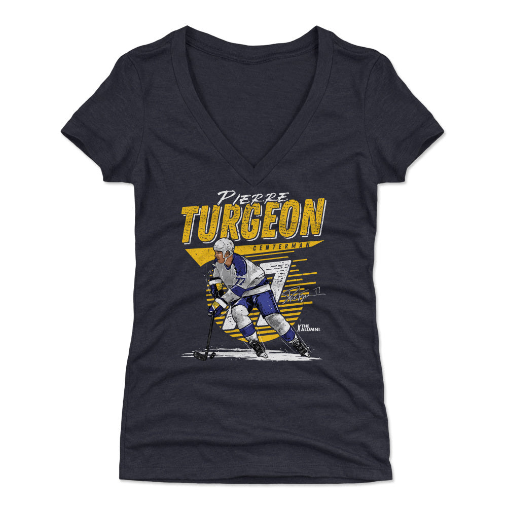 Pierre Turgeon Women&#39;s V-Neck T-Shirt | 500 LEVEL