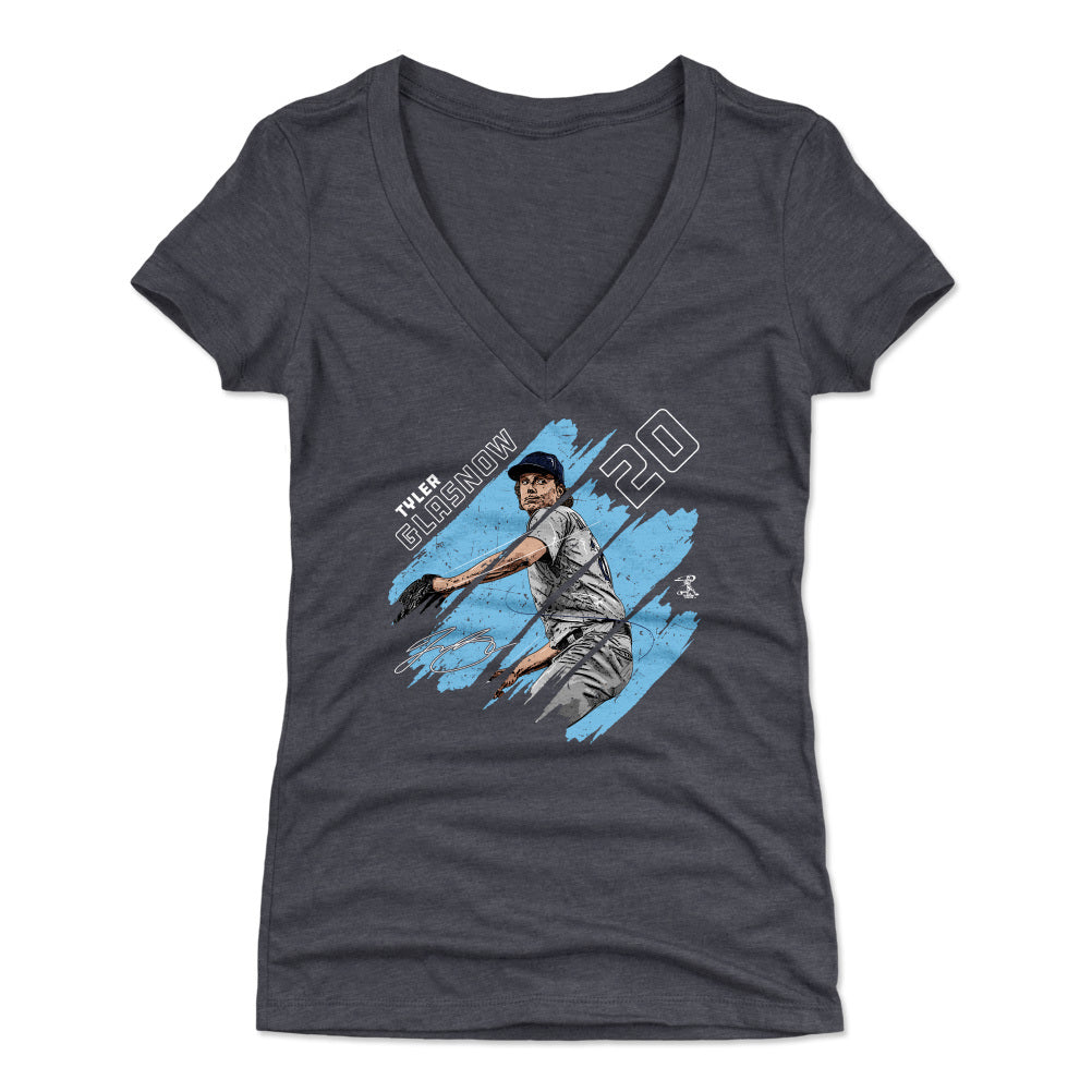 Tyler Glasnow Women&#39;s V-Neck T-Shirt | 500 LEVEL