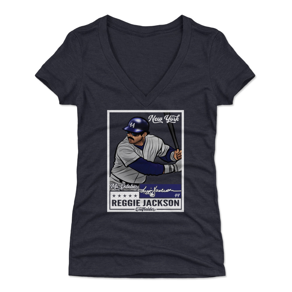 Reggie Jackson Women&#39;s V-Neck T-Shirt | 500 LEVEL