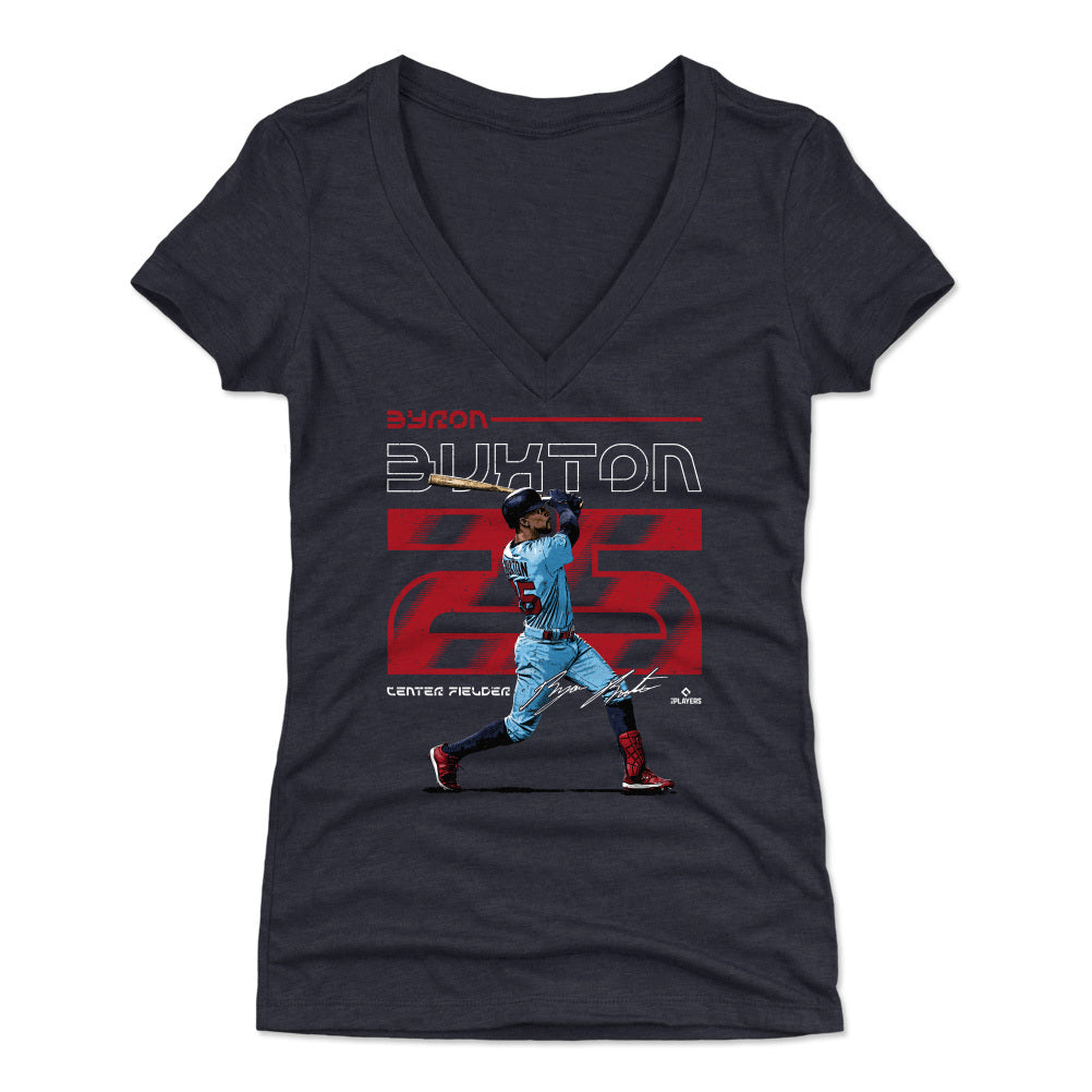 Byron Buxton Women&#39;s V-Neck T-Shirt | 500 LEVEL