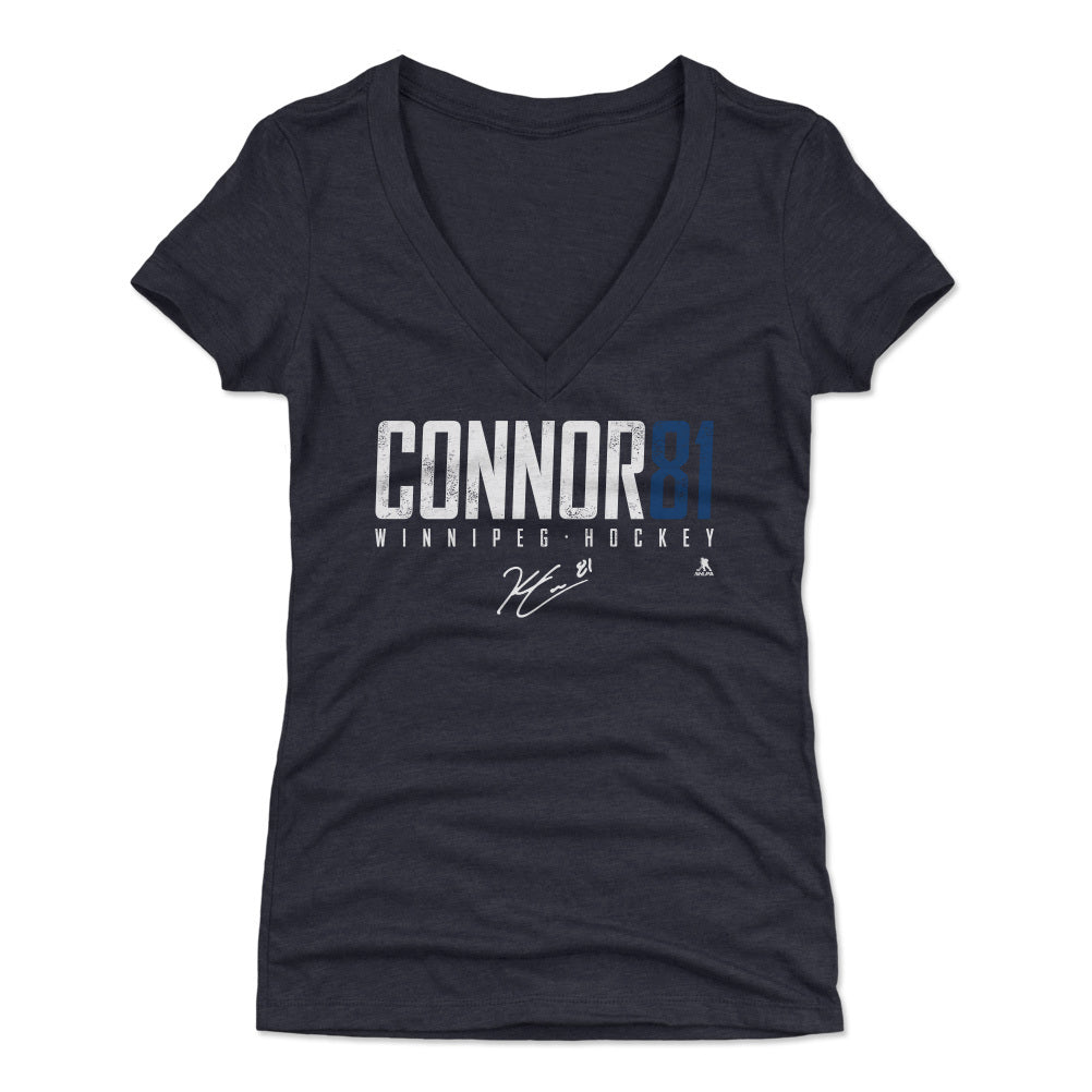 Kyle Connor Women&#39;s V-Neck T-Shirt | 500 LEVEL