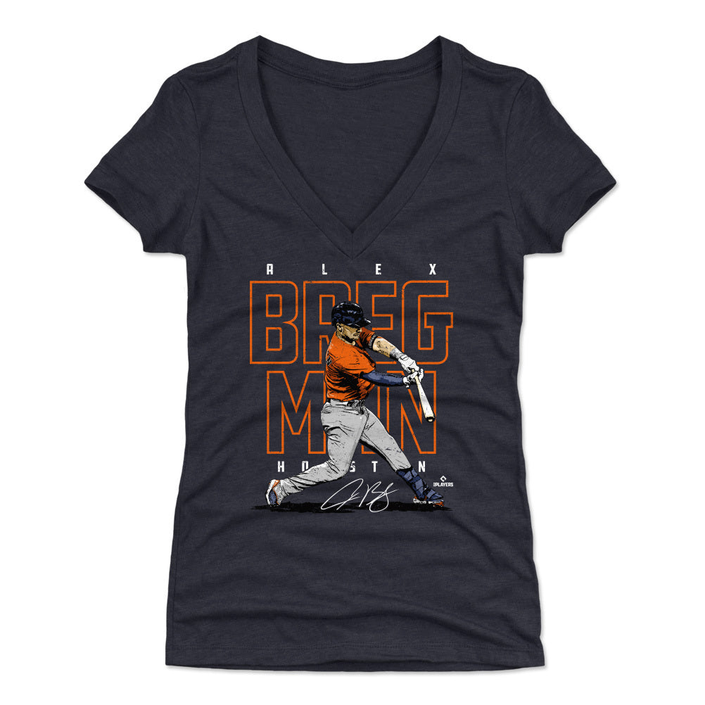 Alex Bregman Women&#39;s V-Neck T-Shirt | 500 LEVEL