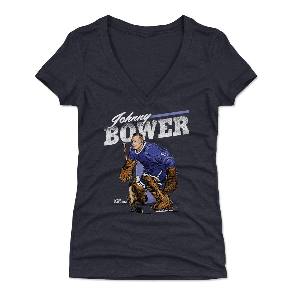 Johnny Bower Women&#39;s V-Neck T-Shirt | 500 LEVEL