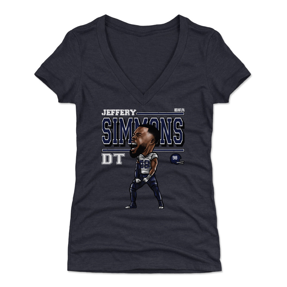 Jeffery Simmons Women&#39;s V-Neck T-Shirt | 500 LEVEL