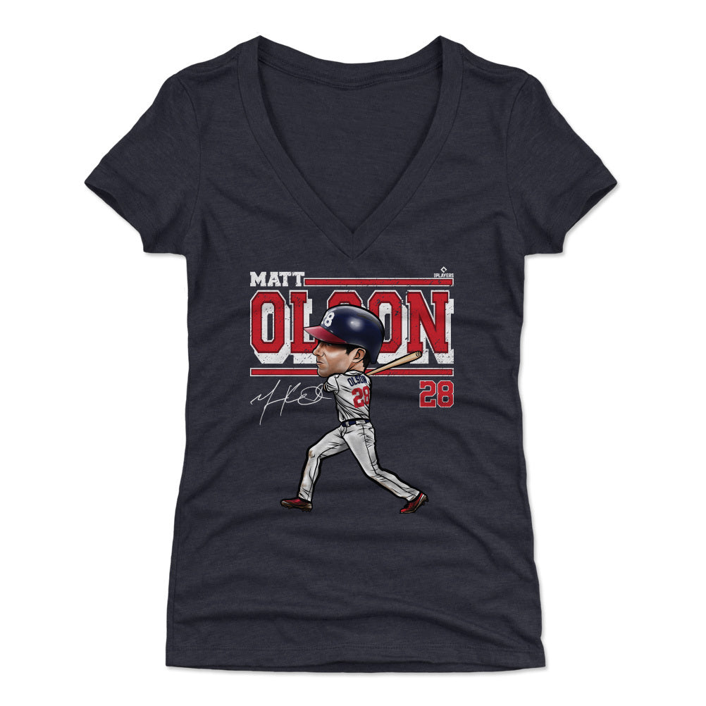 Matt Olson Women&#39;s V-Neck T-Shirt | 500 LEVEL